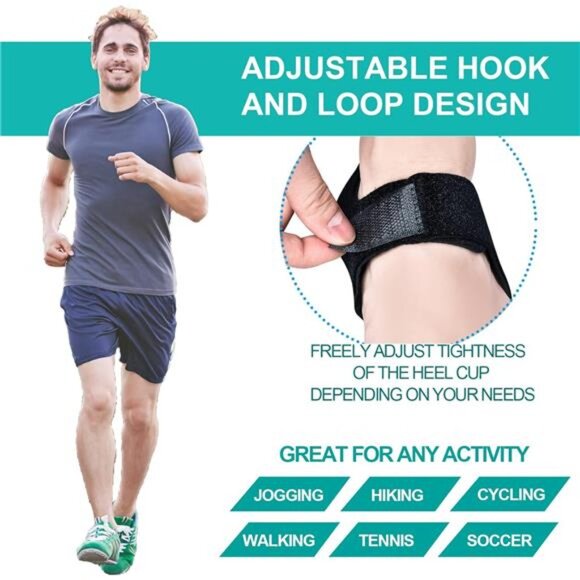 Heel Protectors(4Pcs) Heel Cups for Heel Pain Heel Cushion for Plantar Fasciitis - Picture 6 of 7